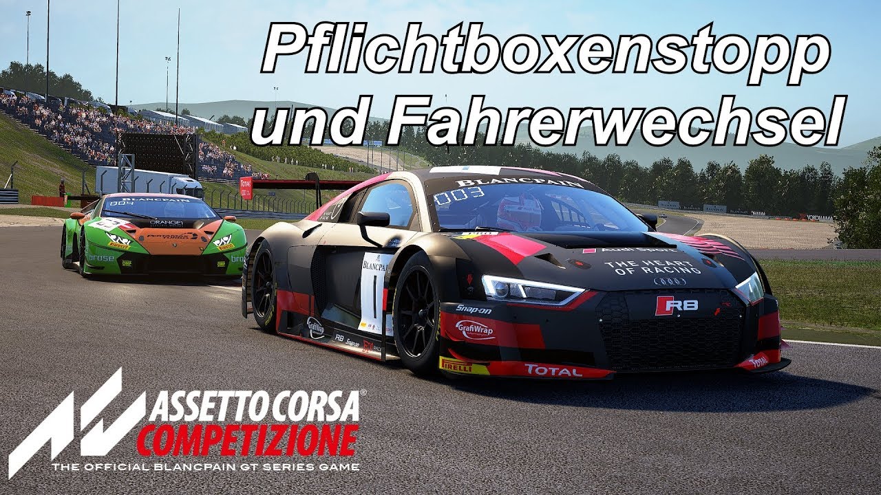 Pflichtboxenstopp und Fahrerwechsel - Assetto Corsa Competizione