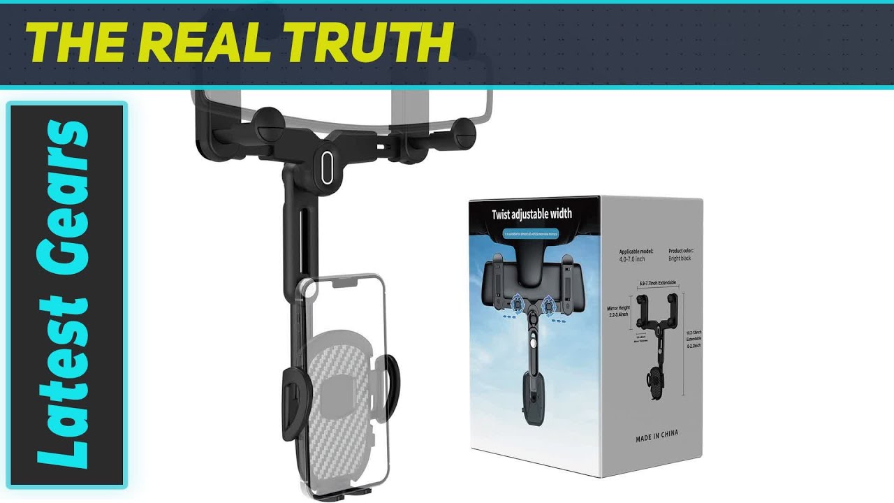 JDHDL Rear View Mirror Phone Holder - 7th Gen Ultimate Car Mount!