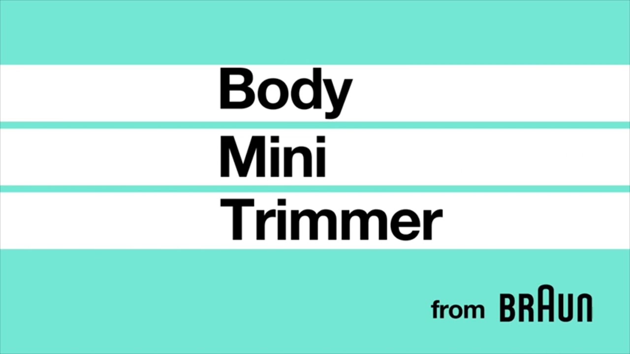 Trim with Ease: Braun Body Mini Trimmer for Convenient Full Body Grooming | Braun India
