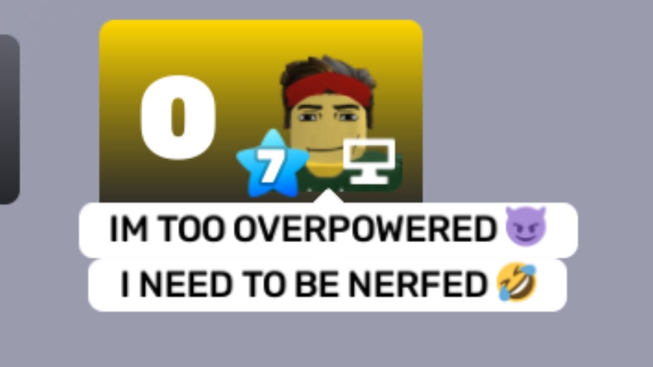 When your opponent is 