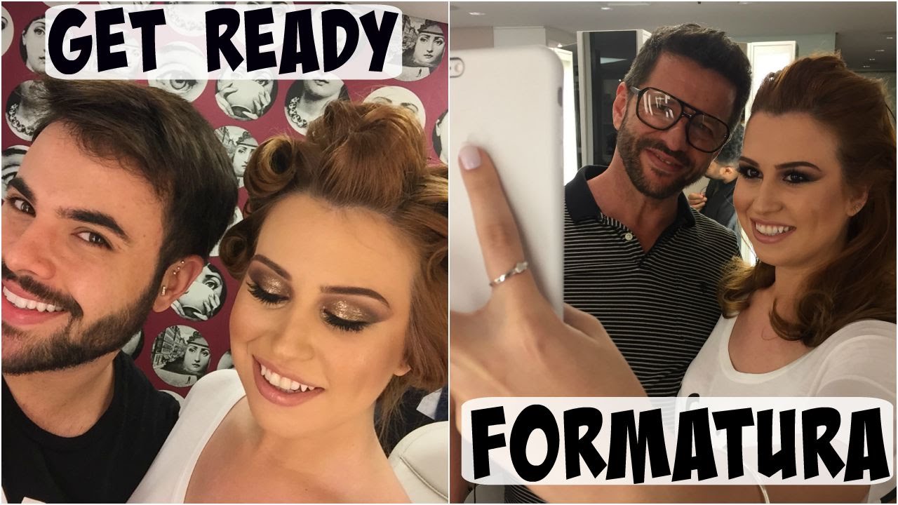 Get Ready with me - Minha Formatura (Se arrume comigo) - Fabi Santina