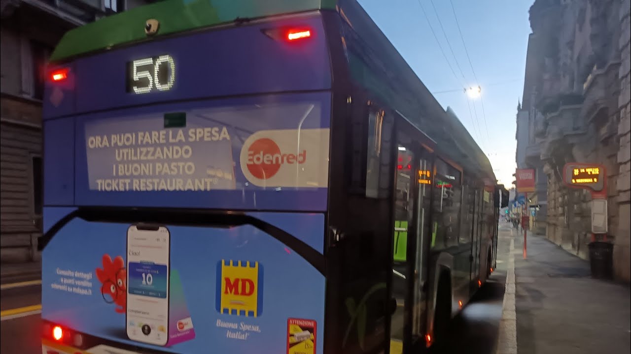 ATM Milano Bus 50 (PERCORSO COMPLETO) - Da Lorenteggio a Cairoli M1