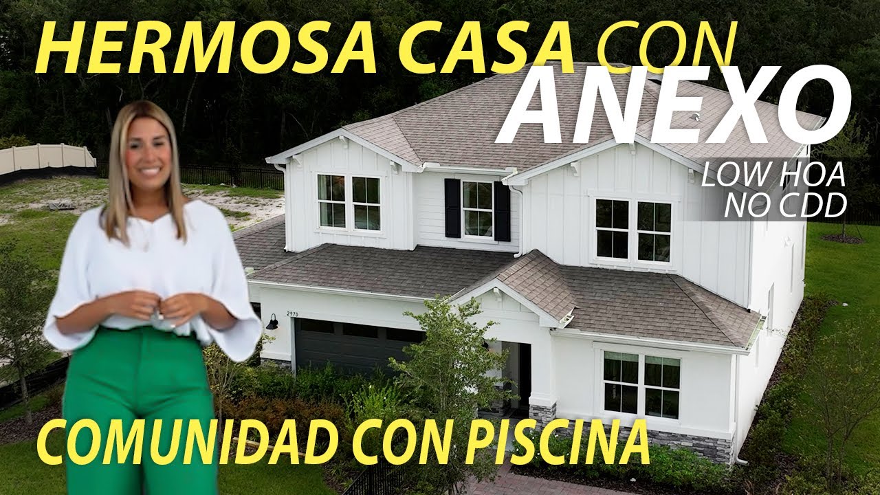 HERMOSA Casa Nueva CON ANEXO | comunidad con PISCINA | PRECIO IMPRESIONANTE y GRAN TERRENO🤯No CDD🔥