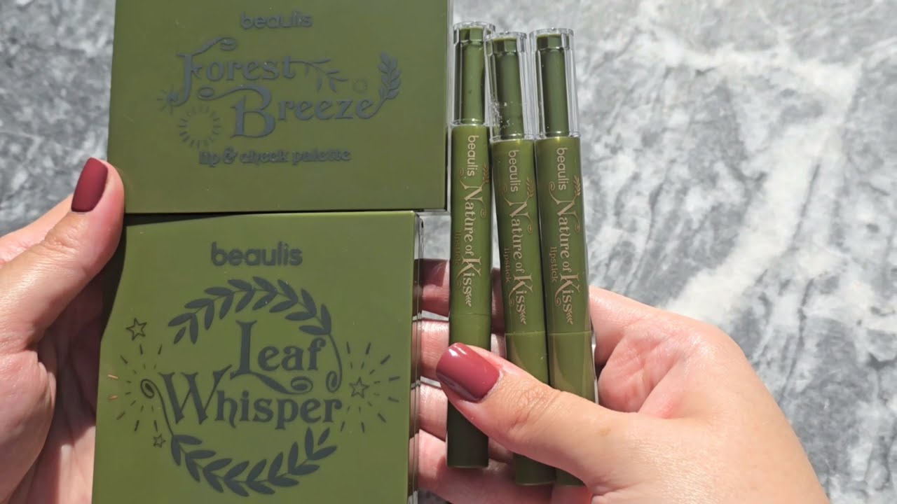 Beaulis Nature/Forest Themed Collection #makeupswatches #makeup #beaulis #gratis *reklam değil