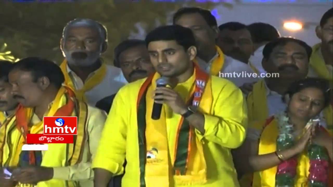 Nara Lokesh Speech in Bollaram Road Show | Hyderabad | GHMC Campaign | HMTV