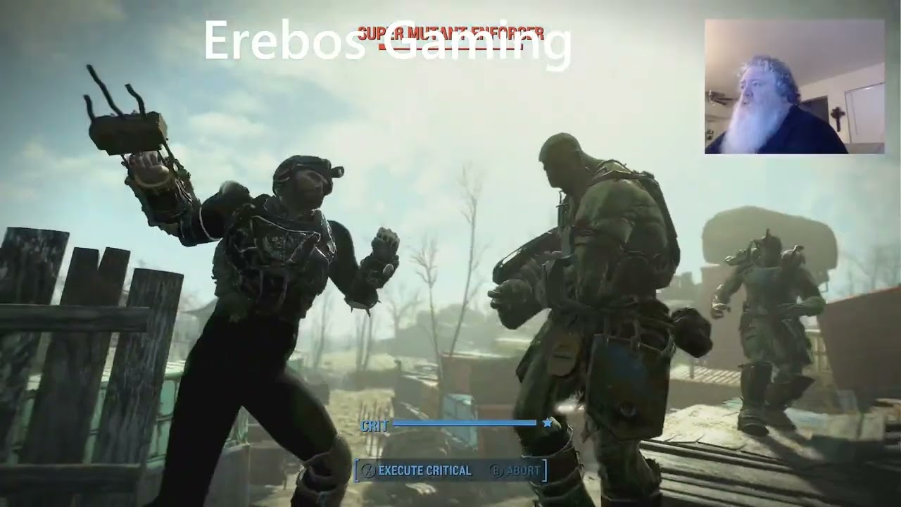 Old man plays Fallout 4 episode 14 Getting a new toy from the glowing sea
