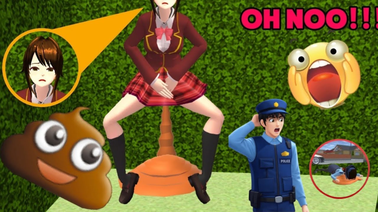Rina’s Funny Toilet Emergency 🚽😂 | Sakura School Simulator