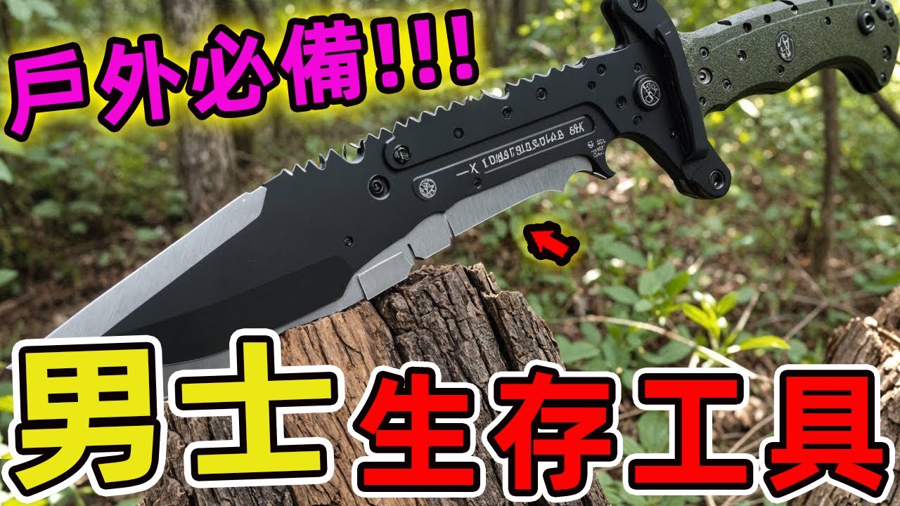 每个男人都应该拥有的16种生存工具，一罐液體讓黑熊瞬间溃逃的雾墙，一件收起来只有水瓶大却能抵御20米水压的移动堡垒|驚奇風向標 #世界之最 #出類拔萃 #腦洞大開 #top10 #戶外 #生存工具