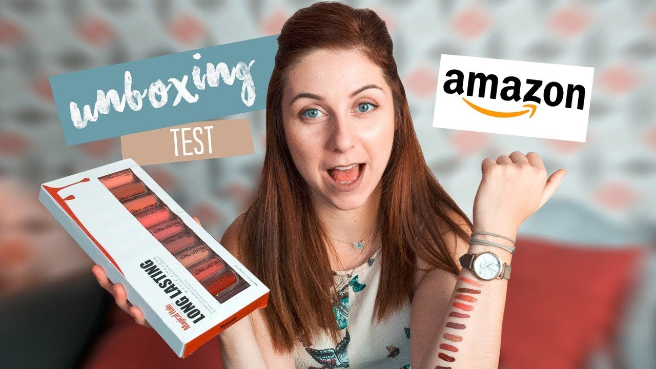 UNBOXING ENCRE À LÈVRES AMAZON ! 💋