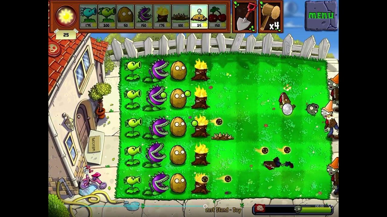 PVZ MINI GAMES (i learned how to edit)