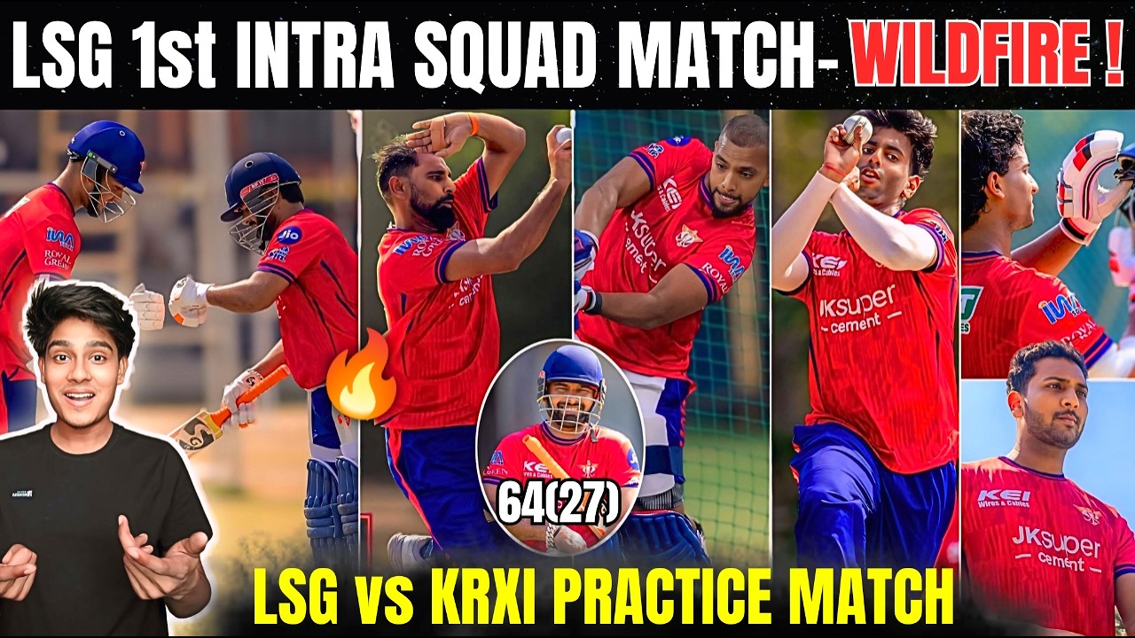 LSG 2026 : Intra Squad Practice Match Review🔥- LSG vs KRXI | Rishabh Pant Solid Knock(65)😱| LSG ON🔥