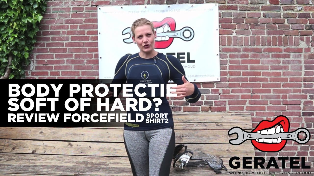 GERATEL | Body protectie, soft of hard? Review Forcefield sport shirt 2