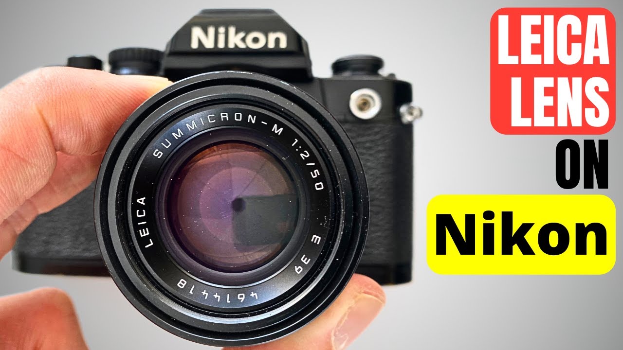 🔴 КАК + ПОЧЕМУ!? | Переделка объектива LEICA на байонет NIKON F (50 мм Summicron) (объектив Leica...