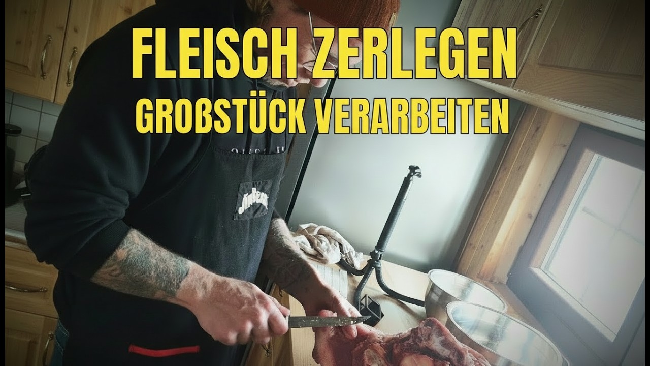 Selbstversorgung | Schweinekeule selbst zerlegen