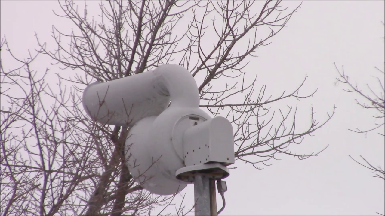 ACA Allertor 125 Siren Attack - Manitowoc WI on 1/28/17