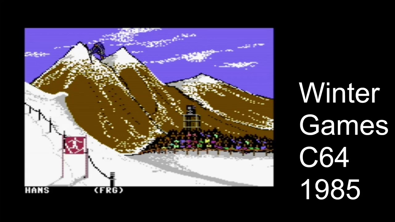 Winter Games - C64 - Retro Arena EISENSEIL DER IT BEIRAT