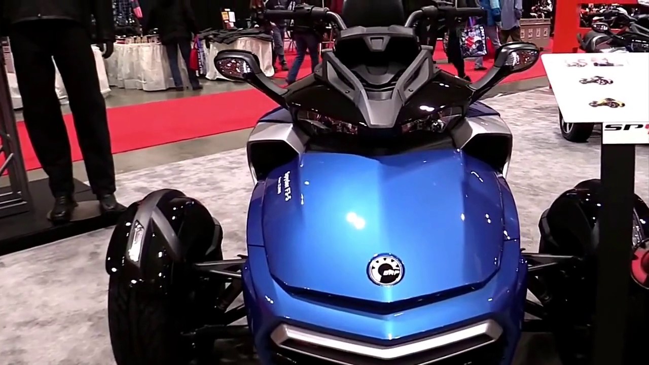 2017 Can Am Spyder F3 SE Blue Premium Features Edition First Impression Walkaround HD