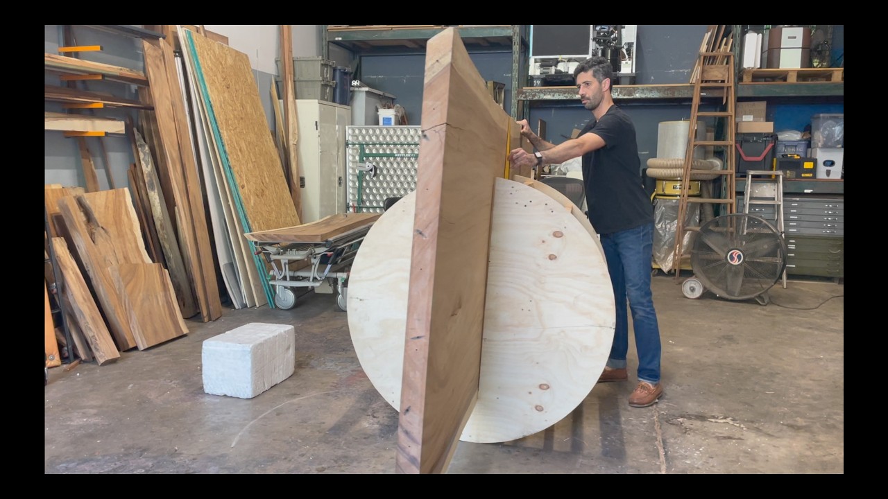 How to Flip Giant Live Edge Wood Slabs (Without Breaking Your Back)