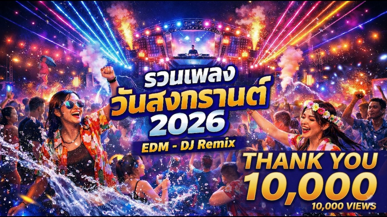 เพลงสงกรานต์ 2026 ตื๊ดๆ 💦 รวมเพลงแดนซ์ EDM รีมิกซ์ เบสแน่น ฟังยาว