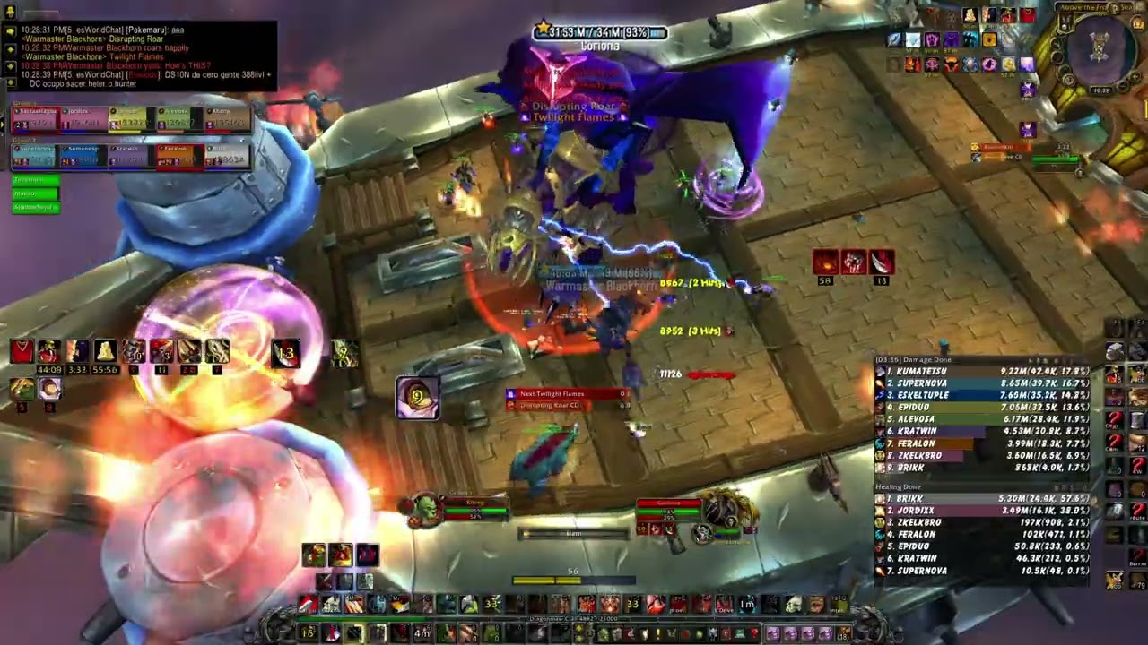 WHITEMANE WOW - CUERNO HC - WIPE CONTROLADO SA - GUERRERO ARMAS