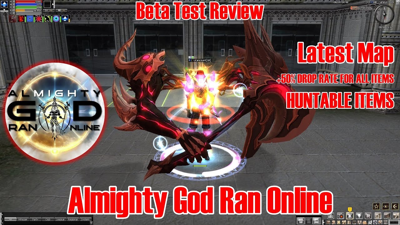 Almighty God Ran Online | Review | BETA TEST 26-29
