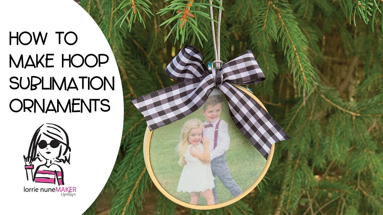 How to Sublimate a Hoop Ornament