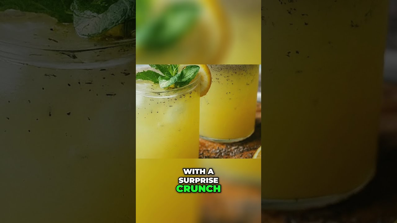 Revolutionary Mint Chip Chia Seed Lemonade  Elevate Your Thirst Quenching Experience shorts