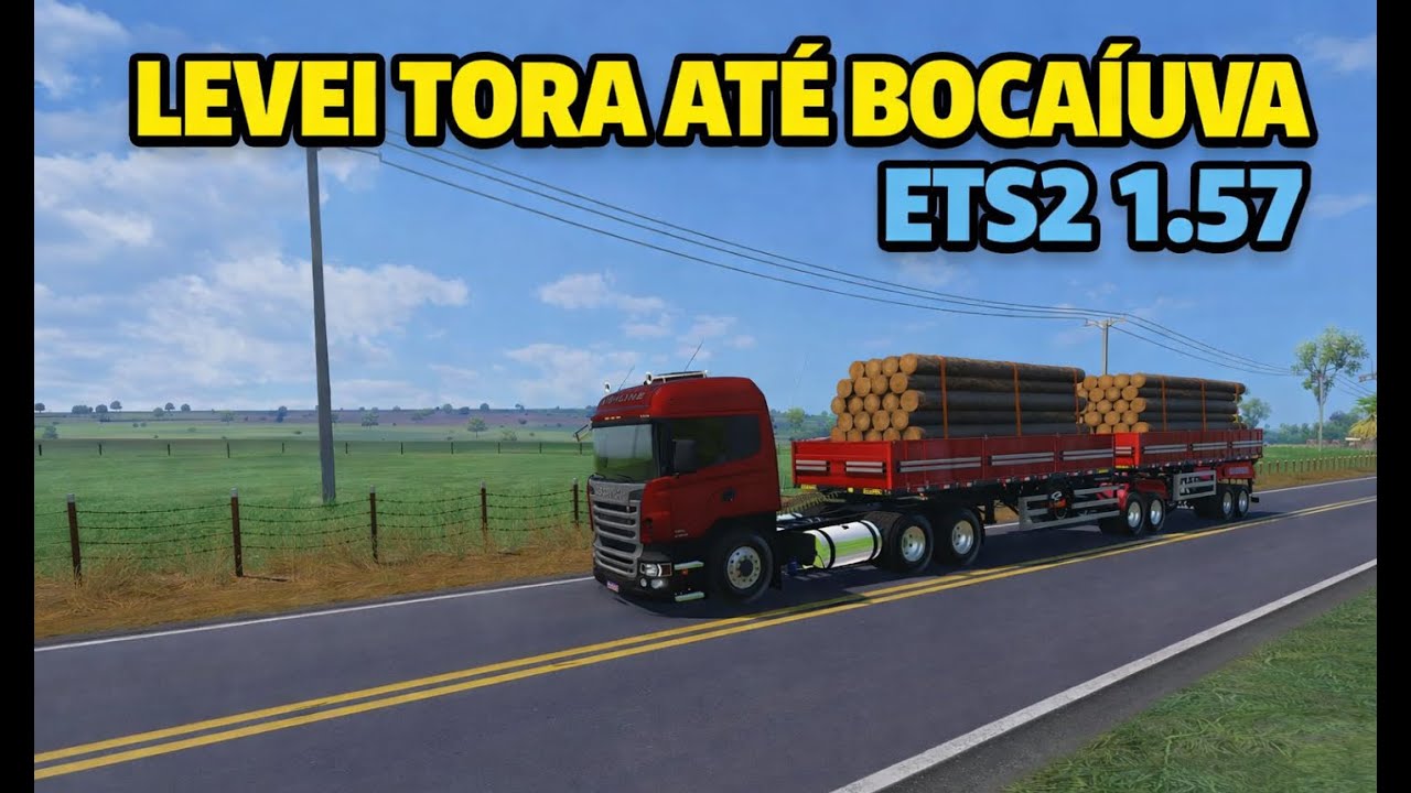 🚛🌲 Scania no Puxe da Bitrem Carregada de Madeira | ETS2 1.57
