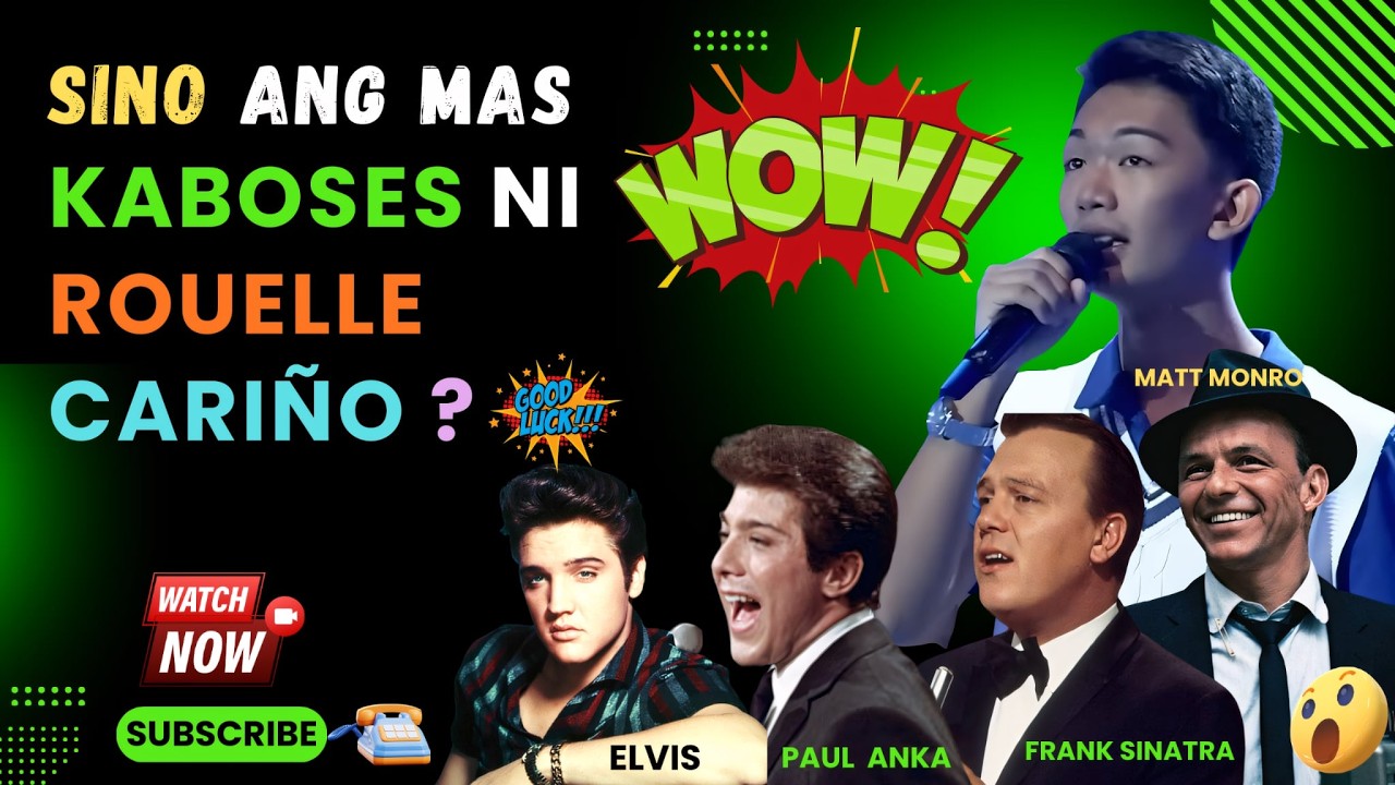Filipino SHOCKS The whole WORLD!  Rouelle Cariño  hindi lang  Matt Monro Ang Kayang KANTAHIN!