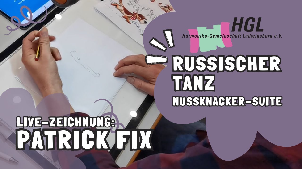 Russischer Tanz | Live-Zeichnung von Patrick Fix | HGL 1. Orchester