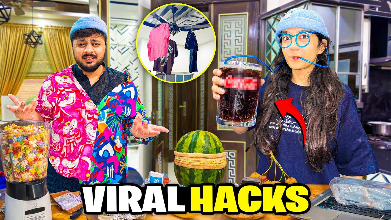 I Testest VIRAL Tiktok HACKS 😱| Areeb Bhai Per funny Experiments 🤣|Ghr Ki Halat Khraab😰| Sistrology 