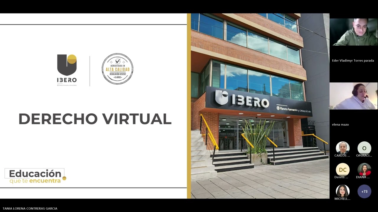 Bienvenida estudiantes de Derecho Virtual