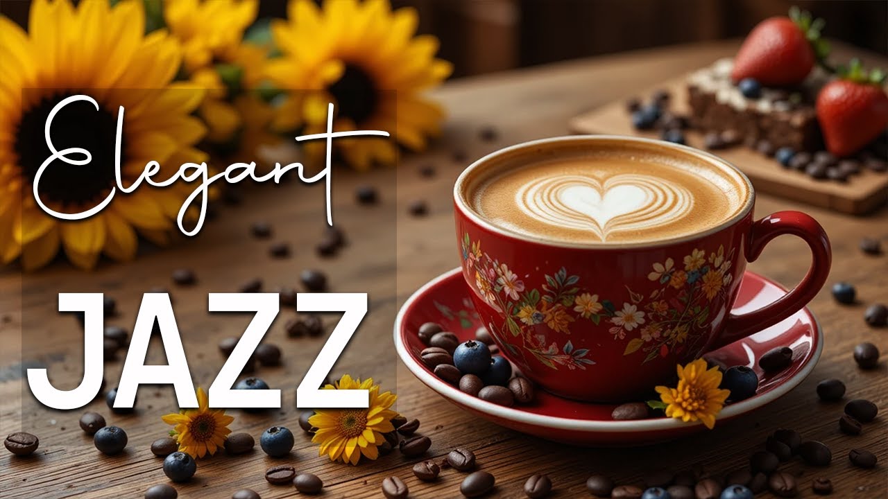 Elegant Jazz Music ☕ Bossa Nova instrumental for  Studying , Great Moods & Happy Moods