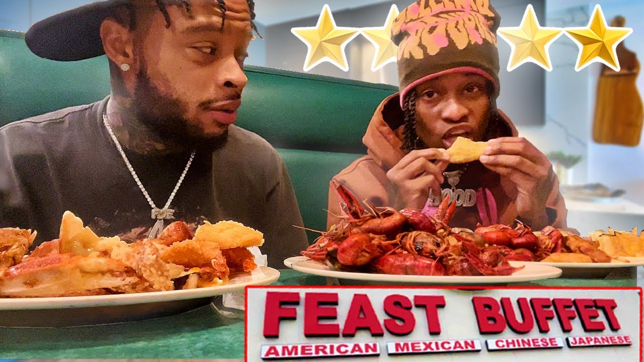 Eating At The Best 5 STAR BUFFET IN MY CITY 🔥 *jazz got to acting weird*