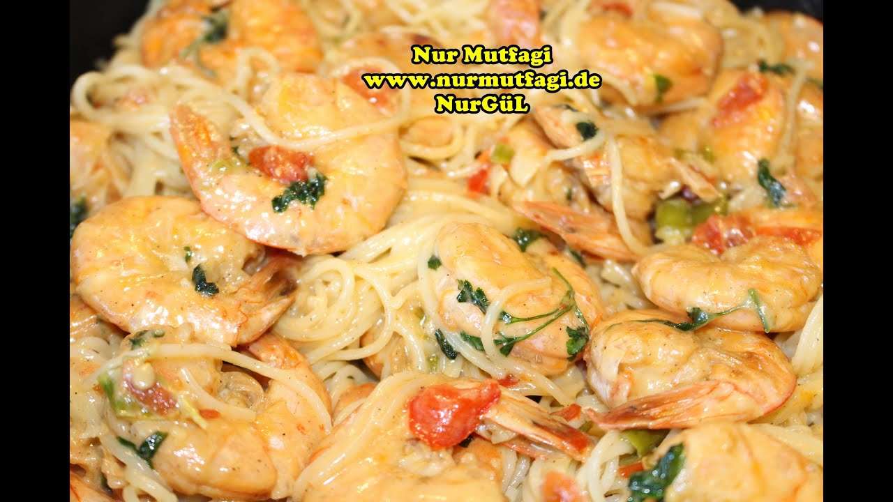 Kremalı Karides SPAGHETTİ sosu tarifi - Nurmutfagi