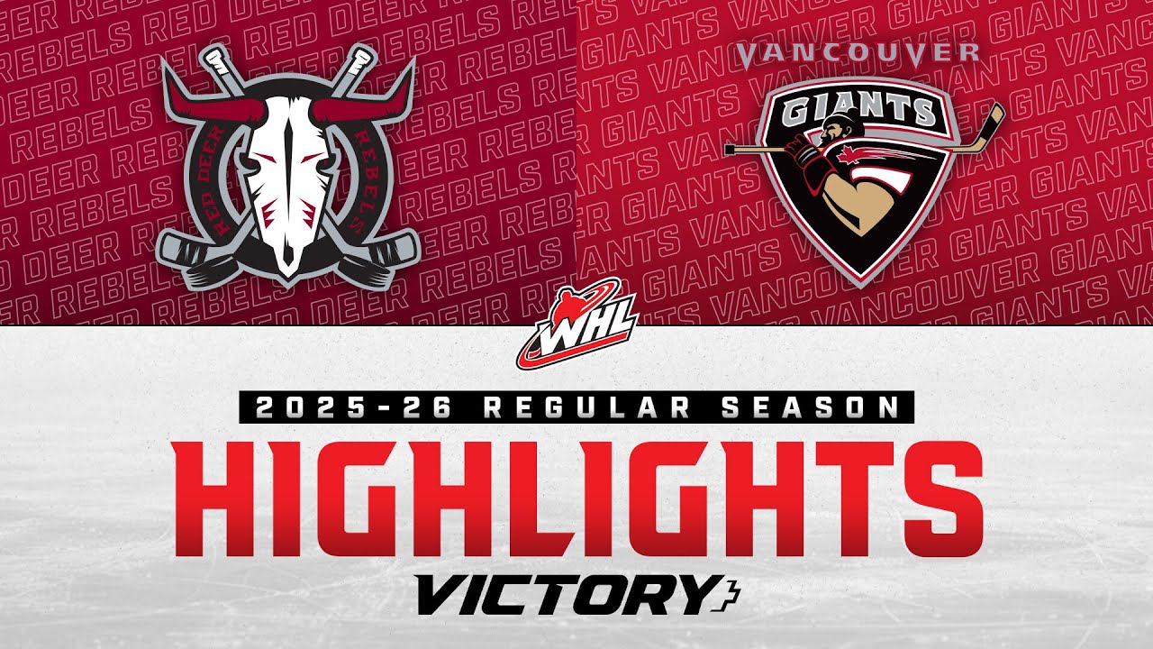 Red Deer Rebels at Vancouver Giants 02/01 | WHL Highlights 2025-26
