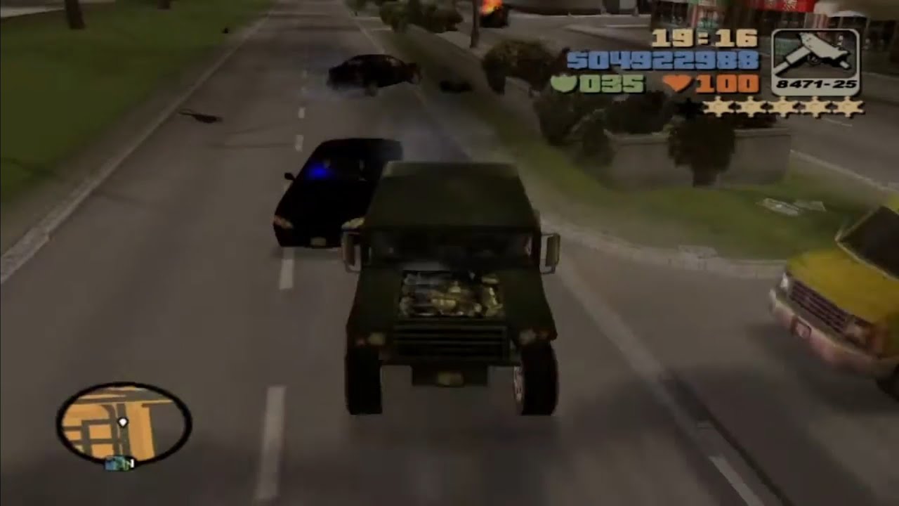 GTA III: 5 star chase (Part 2)