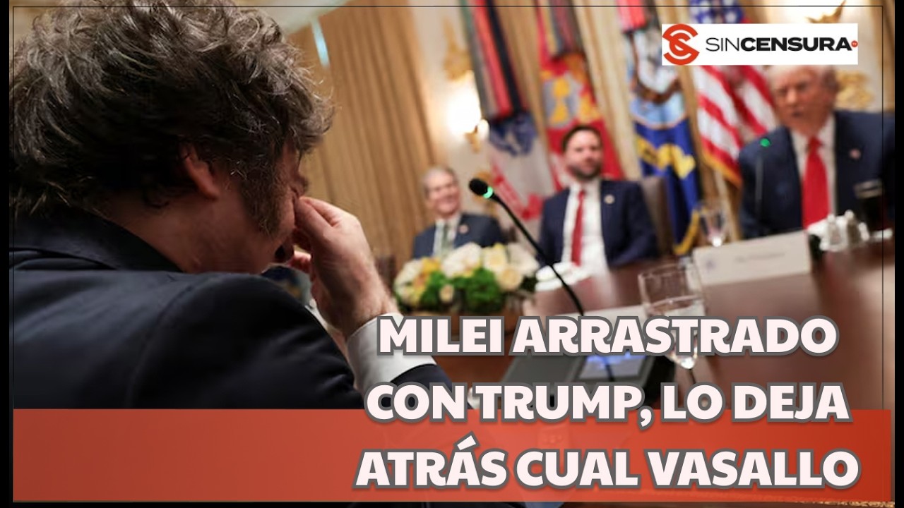 MILEI tendrá un SUEÑO HÚMEDO por tener la PLUMA de TRUMP