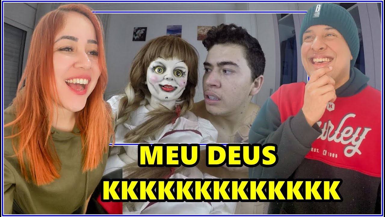 REAGINDO AO WHINDERSSON NUNES, O DIA EM QUE ASSISTI ANNABELLE 2 - REACT EM CASAL