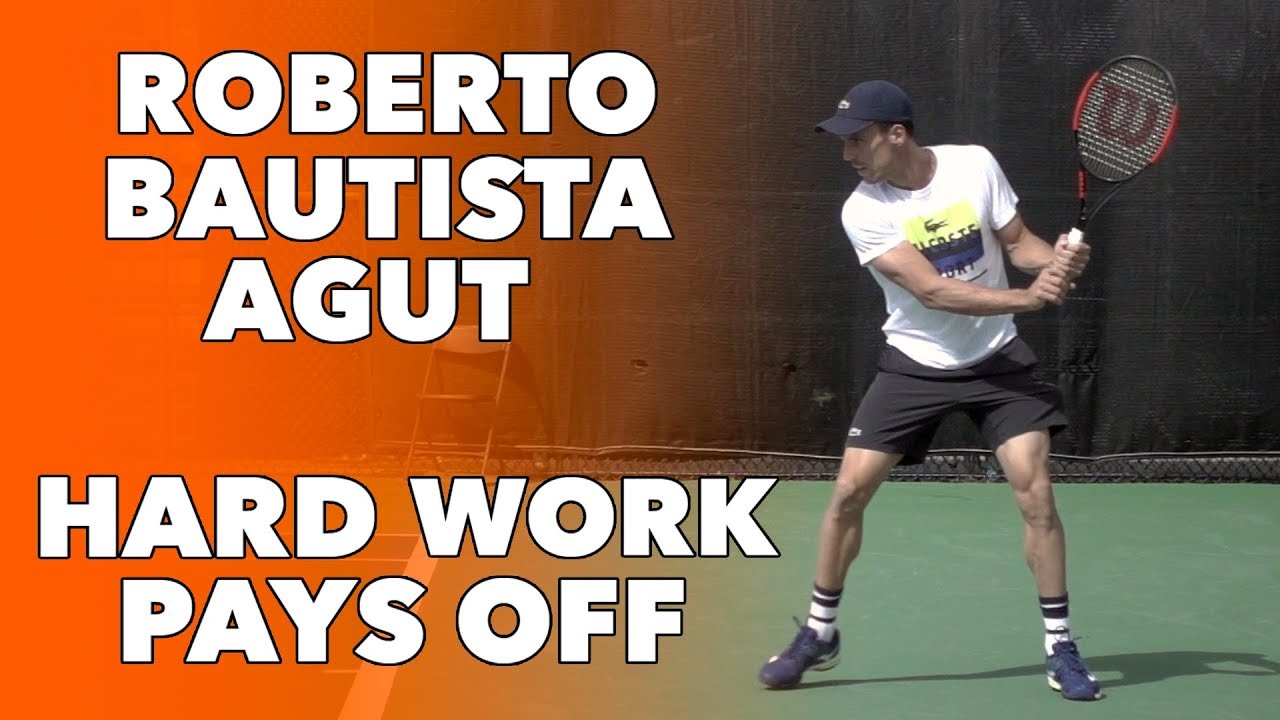 ROBERTO BAUTISTA AGUT • HARD WORK ON COURT (HD)