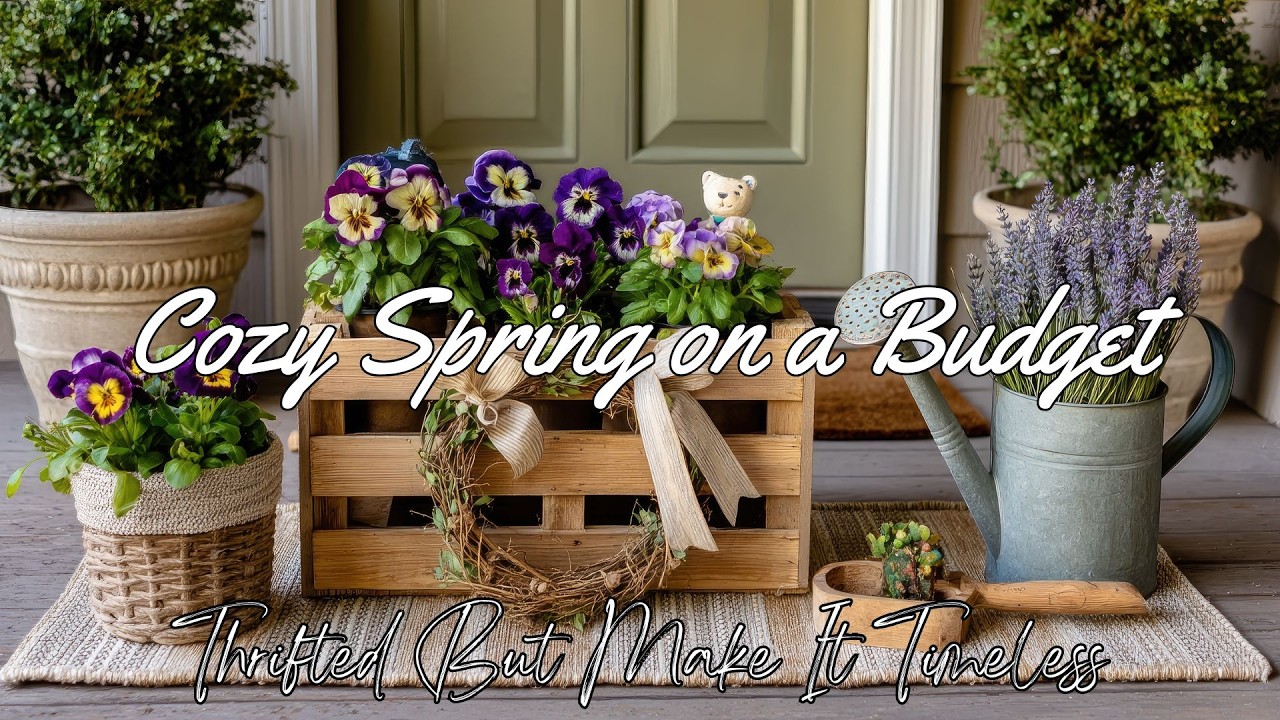Thrifted to Timeless: Cozy Farmhouse Spring & Easter Decorating Ideas Budget Friendly DIY