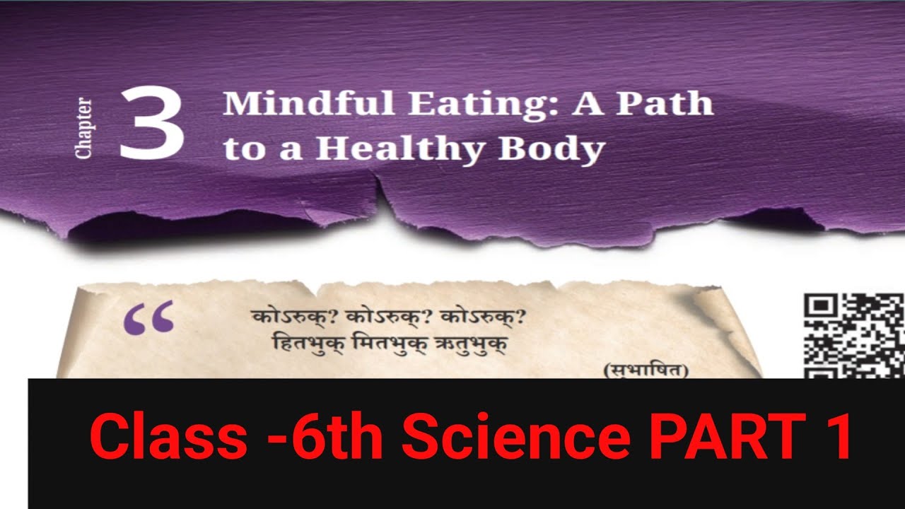 Chapter 3 Mindful eating | Class 6th science | Curiosity New Ncert Book