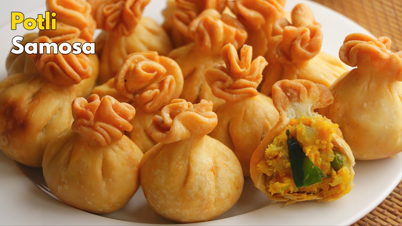 Best Potli Samosa recipe | Veg Potli Samosa | Vegetable Samosa | @Vismai Food