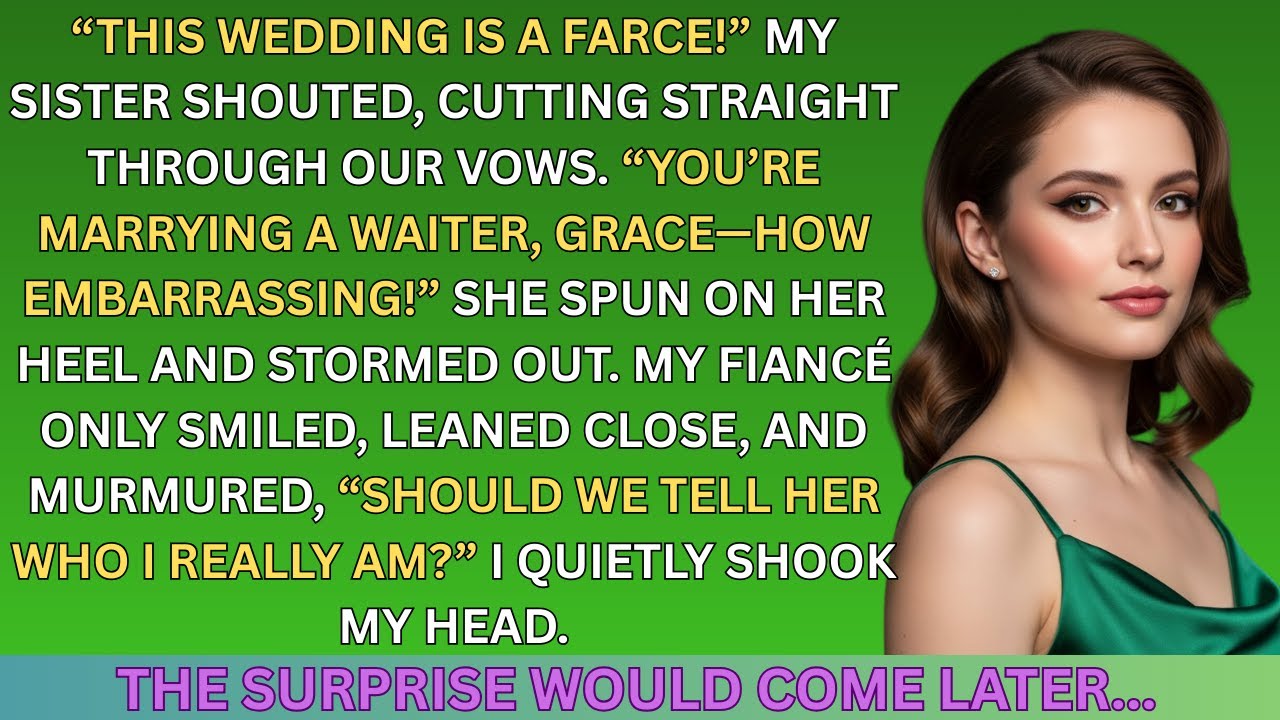 My Sister Tried to Ruin My Wedding and Called Me Pathetic —She Had No Idea Who My Husband Truly Was…