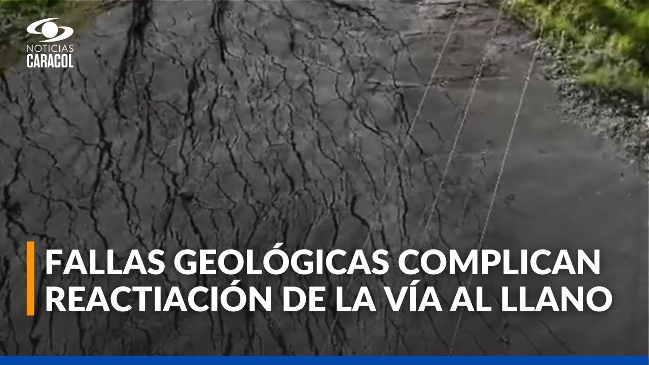 Enormes grietas en la carretera evidencian el complejo panorama en la vía al Llano: imágenes de dron