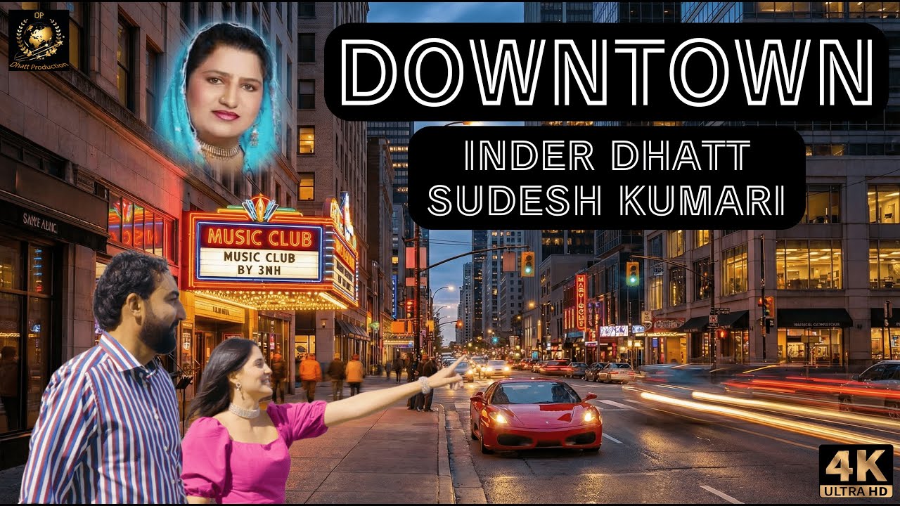 Downtown ( Official Video ) Inder Dhatt | Sudesh Kumari | Latest Punjabi Songs 2025