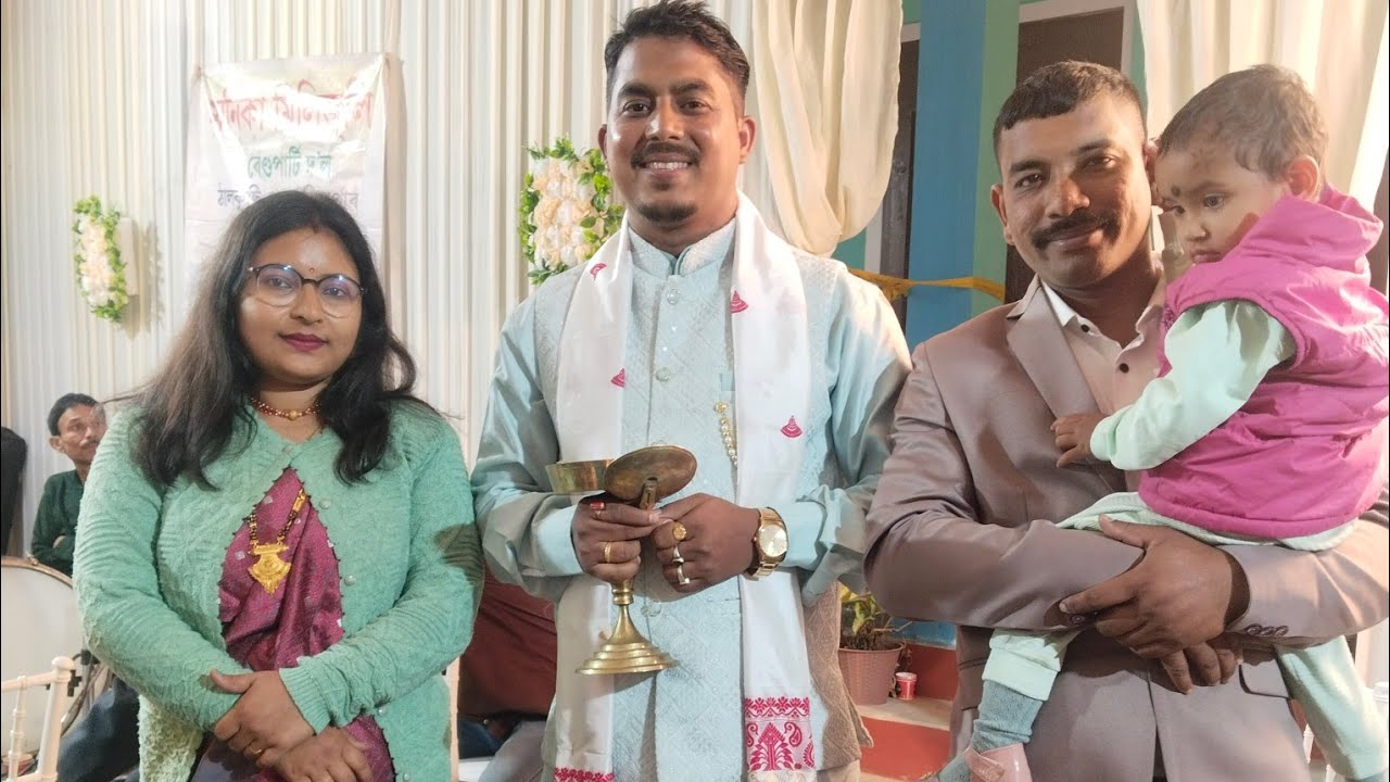 Assamese Marriage Ceremony//Tuktuk At Uncle's Shadi🤗তাৱৈৰ বিয়াত টুকটুক🥰