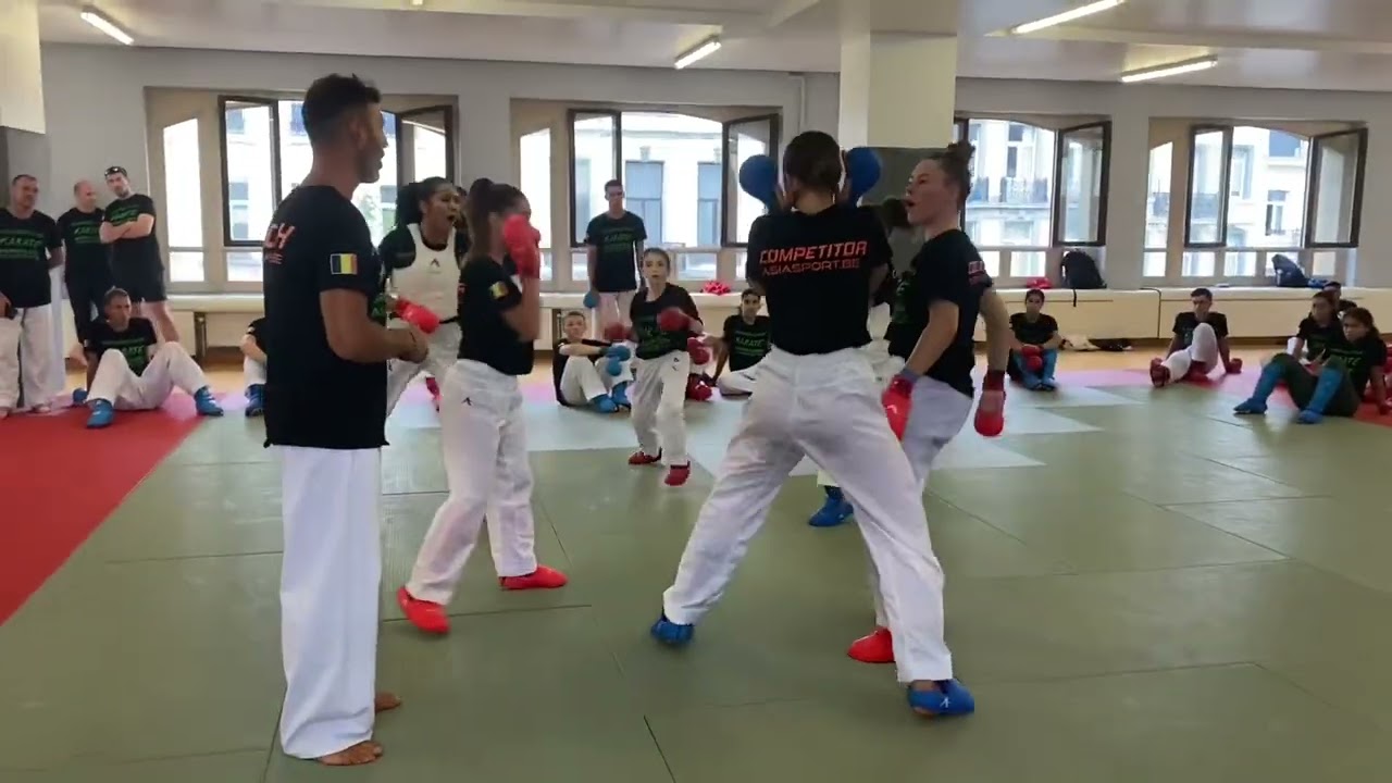 Lanarkshire Karate Academy at the Brussels International summer camp in Belgium