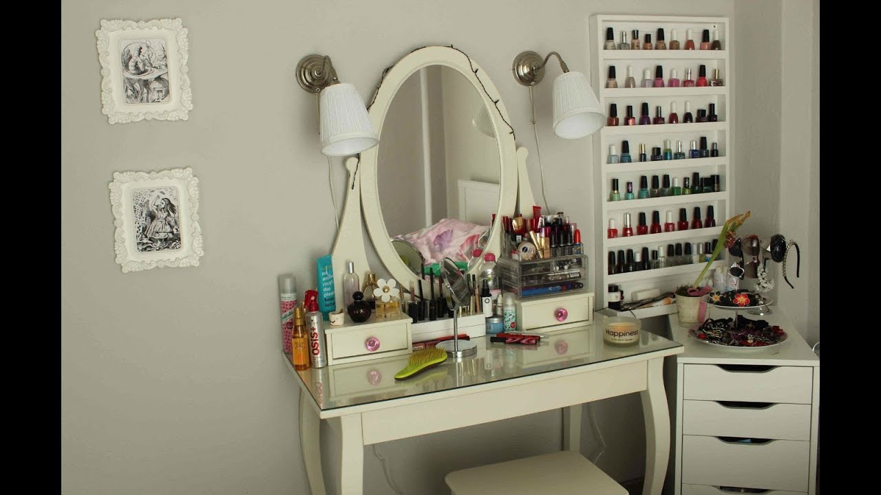 Vanity Tour ♡ Make Up Collection & Storage