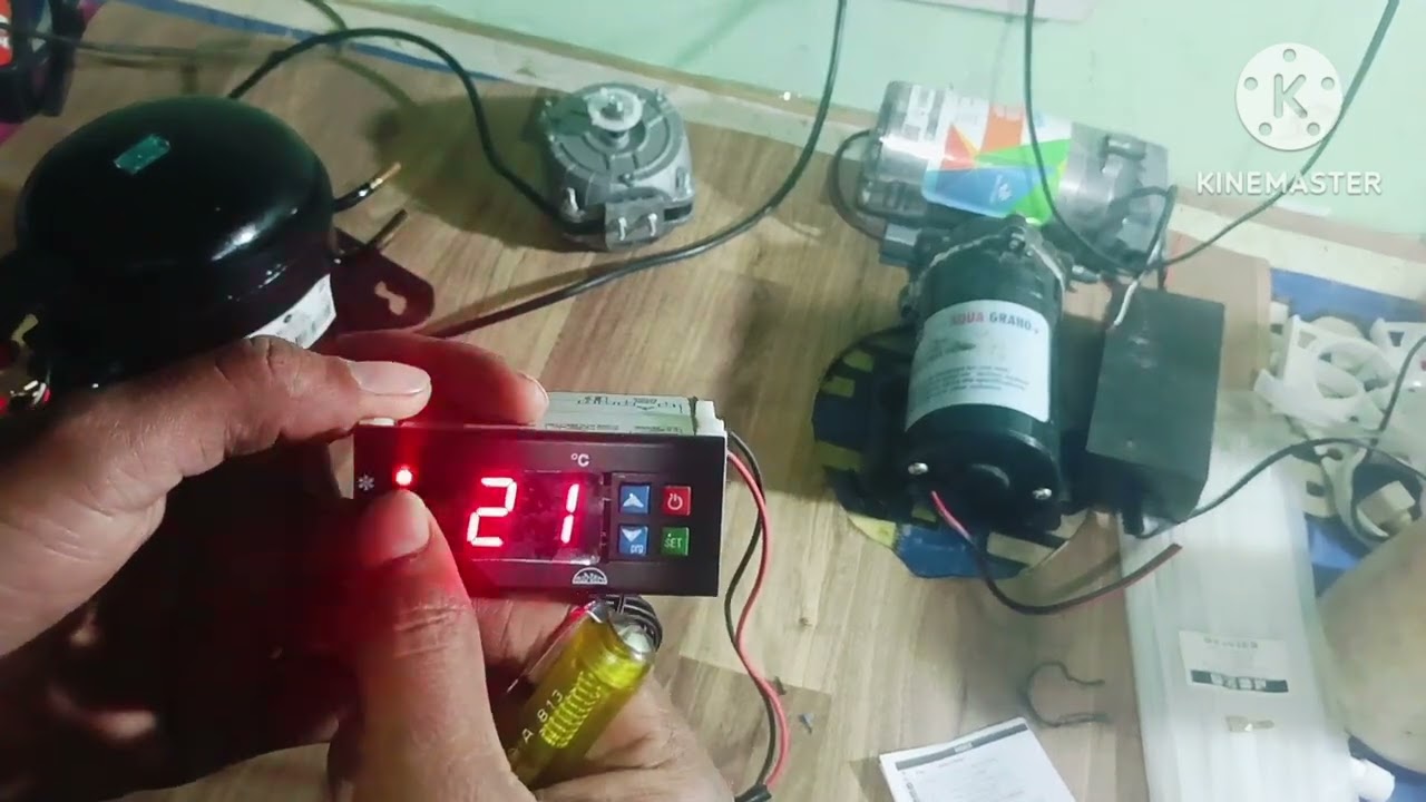 Sub zero temperature controller SZ7510T full wiring kese ki jati hai #subzero #video#dep freez #like